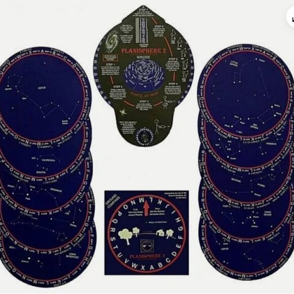 The Super Planisphere Constellation Finder --- 46-60 Degrees North Latitude - Picture 1 of 11